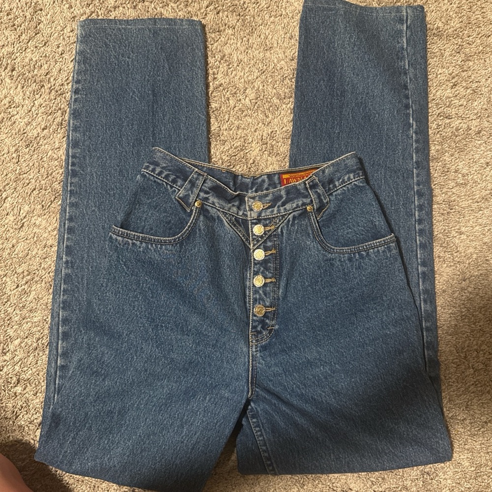 Classic High-Waist Blue Women's Jeans